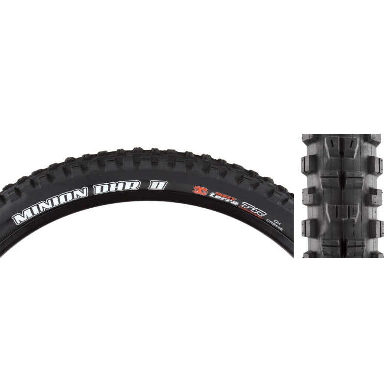 Maxxis Minion DHR II Tire - 27.5 x 2.5 Tubeless Folding BLK 3C MaxxTerra DH