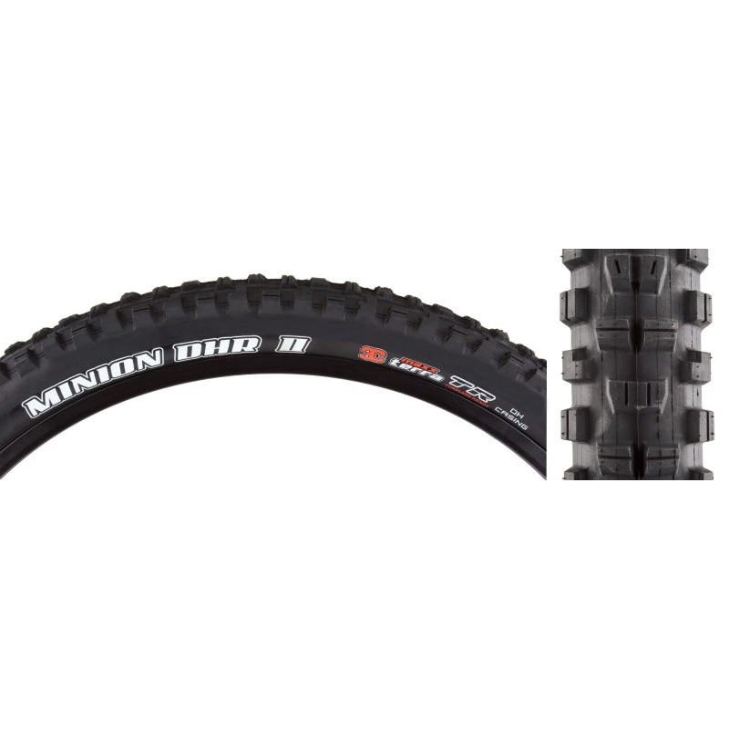 Maxxis Minion DHR II Tire - 29 x 2.5 Tubeless Folding Black 3C MaxxTerra DH