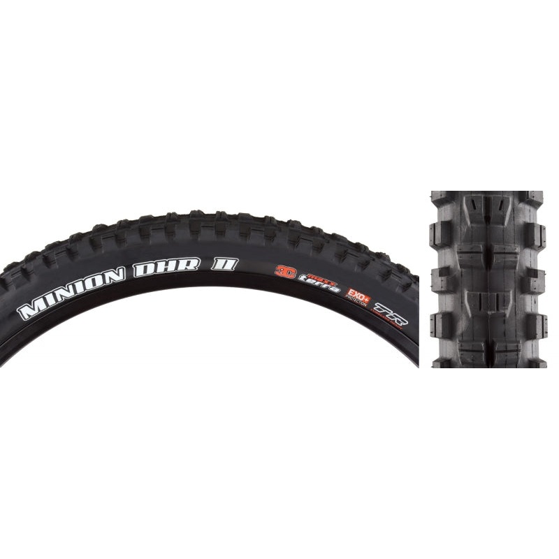 Maxxis Minion DHR II Tire - 29 x 2.5 Tubeless Folding BLK 3C MaxxTerra EXO+