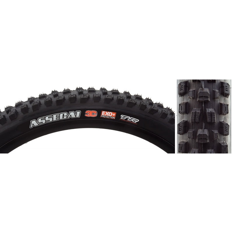 Maxxis Assegai Tire - 27.5 x 2.5 Tubeless Folding BLK 3C MaxxGrip EXO+ Wide Trail
