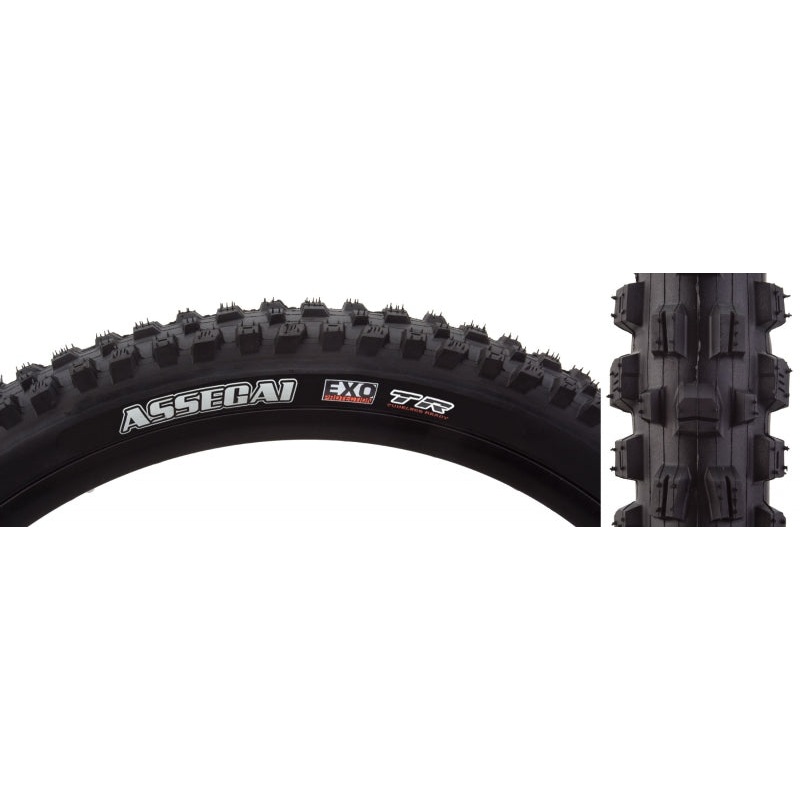 Maxxis Assegai Tire - 29 x 2.6 Tubeless Folding Black Dual EXO Wide Trail