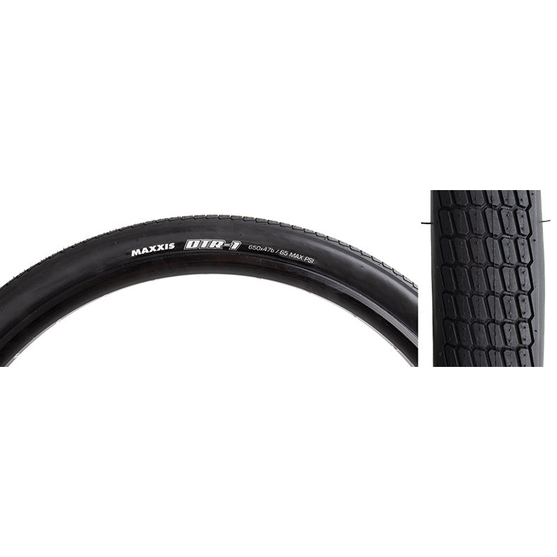 Maxxis DTR-1 Tire - 650b x 47 Clincher Wire Black Dual