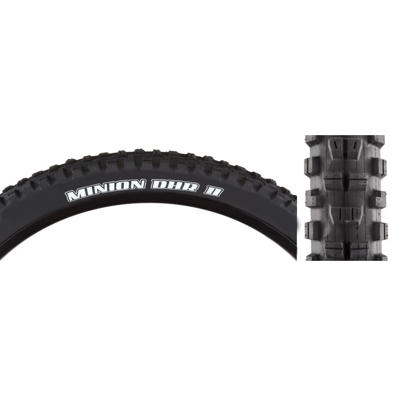 Maxxis Minion DHR II Tire - 24 x 2.3 Clincher Folding Black Dual