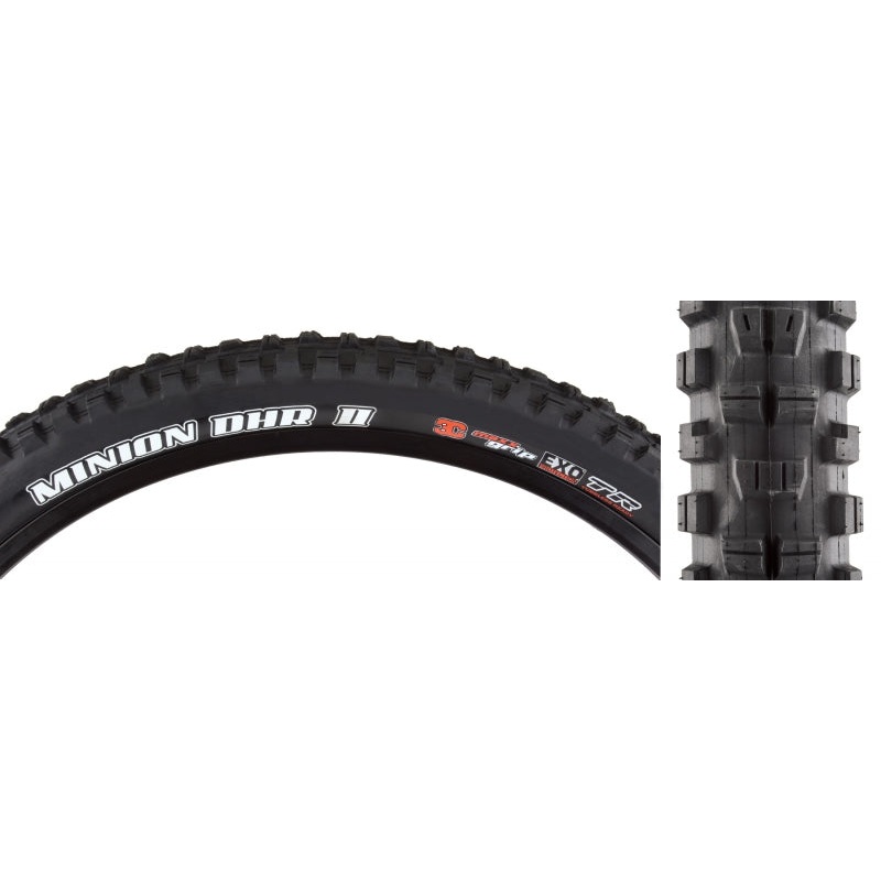 Maxxis Minion DHR II Tire - 29 x 2.4 Tubeless Folding BLK 3C MaxxGrip DH Wide Trail