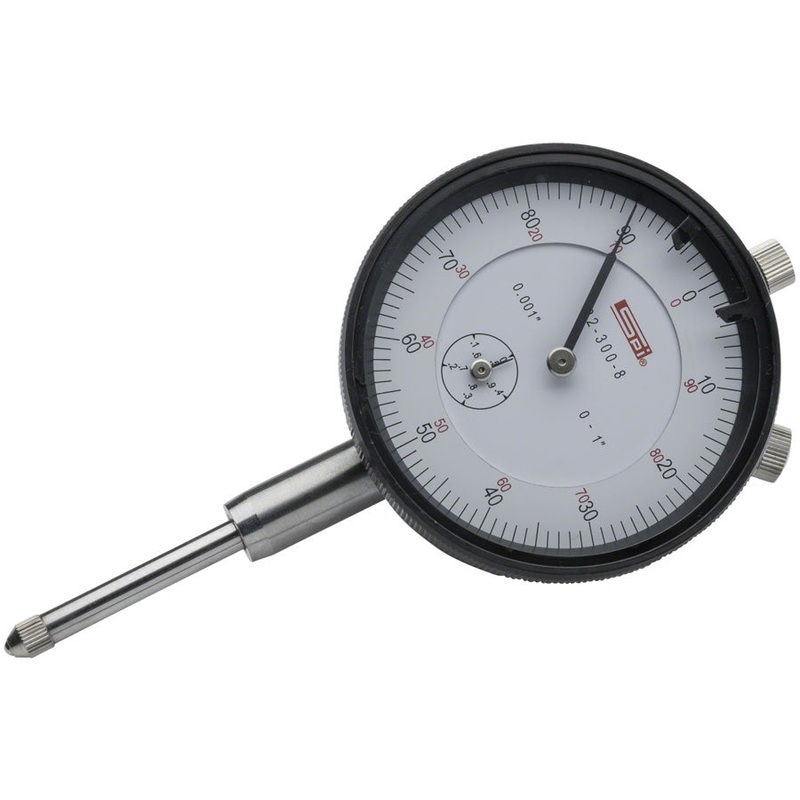 FOX Tooling Kit - Dial Indicator 1" Measuring Range 0.001" Graduation 3/8" Stem Diameter