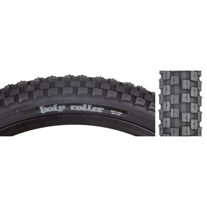 Maxxis Holy Roller Tire - 20 x 1.95 Clincher Wire Black Single