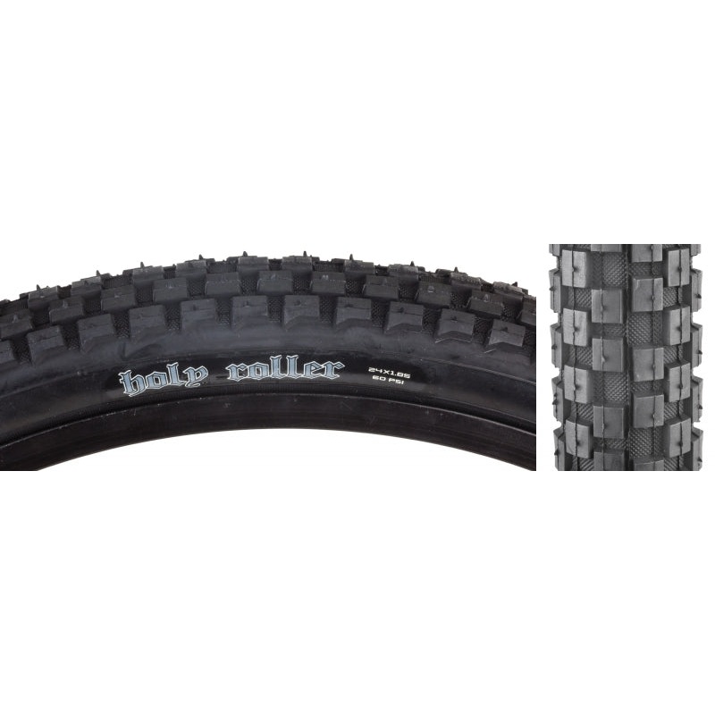 Maxxis Holy Roller Tire - 24 x 1.85 Clincher Wire Black Single