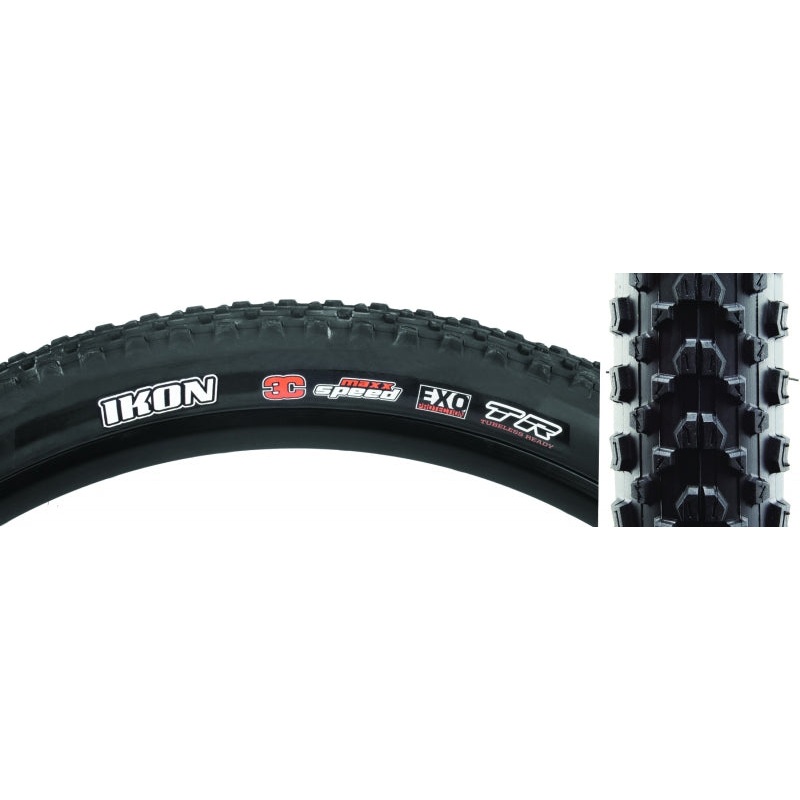 Maxxis Ikon Tire - 27.5 x 2.2 Tubeless Folding Black 3C MaxxSpeed EXO