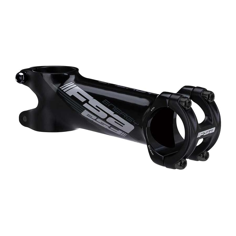 FSA Energy Stem Diameter: 31.8mm Length: 110mm Steerer: 1-1/8 6 Black