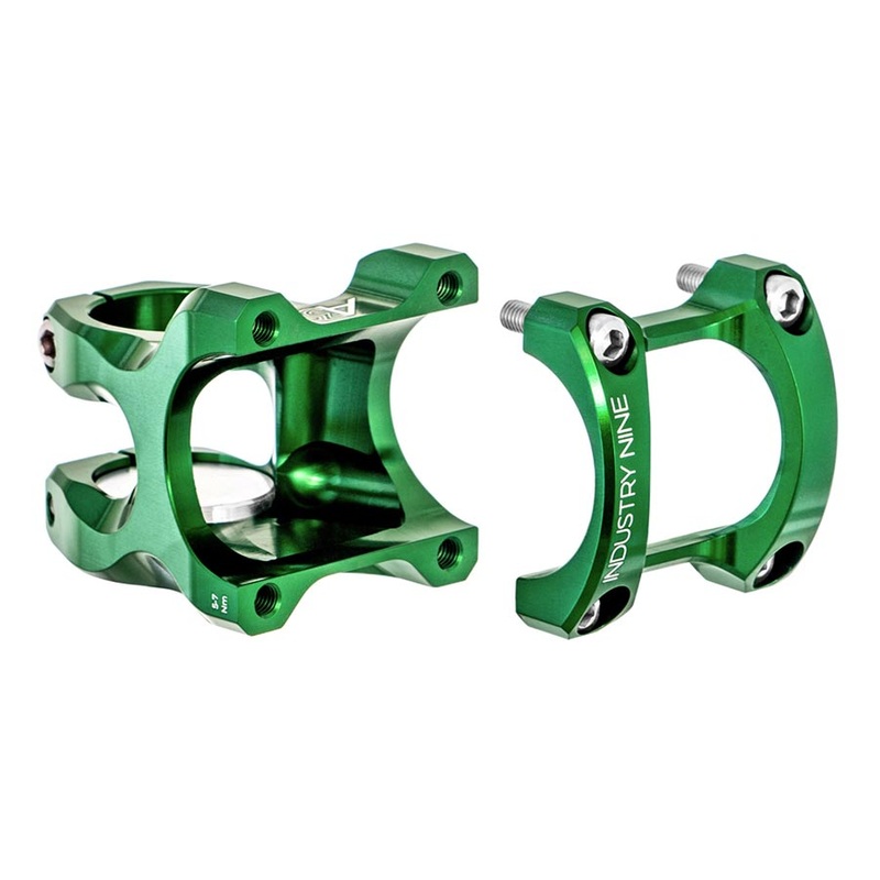 Industry Nine A318 Stem Diameter: 31.8mm Length: 30mm Steerer: 1-1/8 8 Green