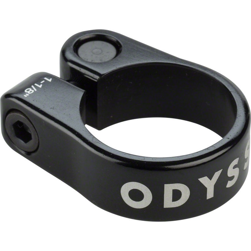 Odyssey Slim Seatpost Clamp - 1-1/8" Bolt-On Black