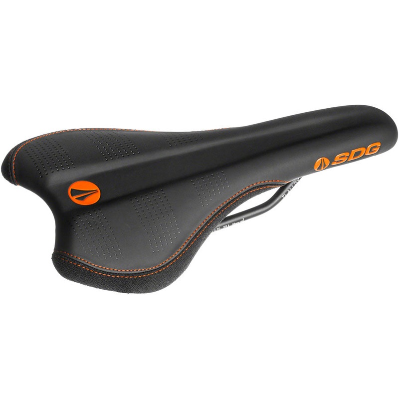 SDG Radar Saddle - Titanium Alloy Black/Orange