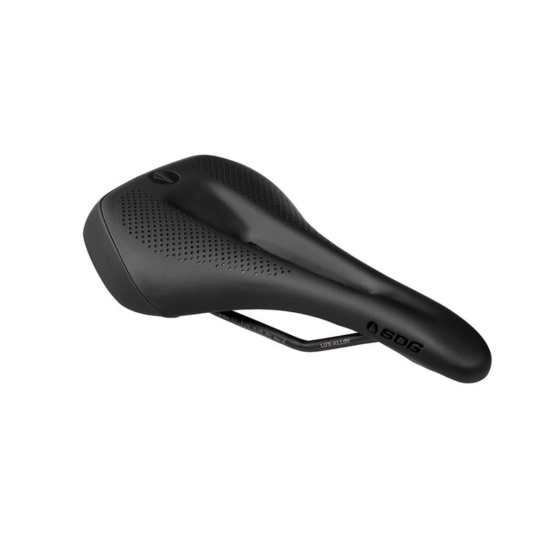 SDG Allure V2 Saddle Lux-Alloy Rails Black