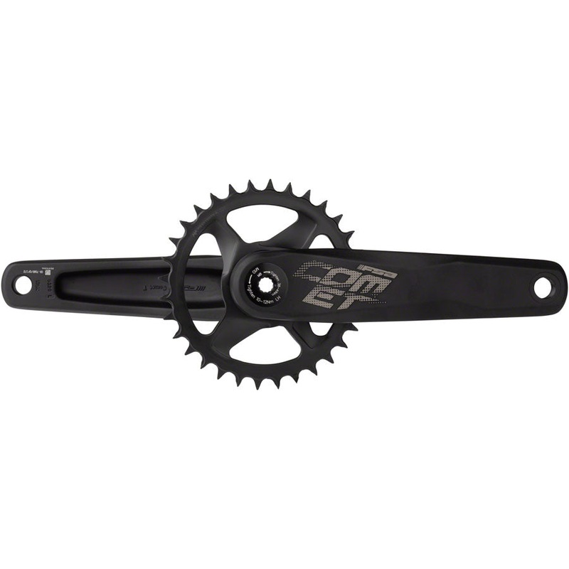 Full Speed Ahead Comet HD Modular 1x Crankset - 175mm 11/12-Speed 32t Direct Mount MegaExo Spindle Interface BLK 177mm Q-Factor