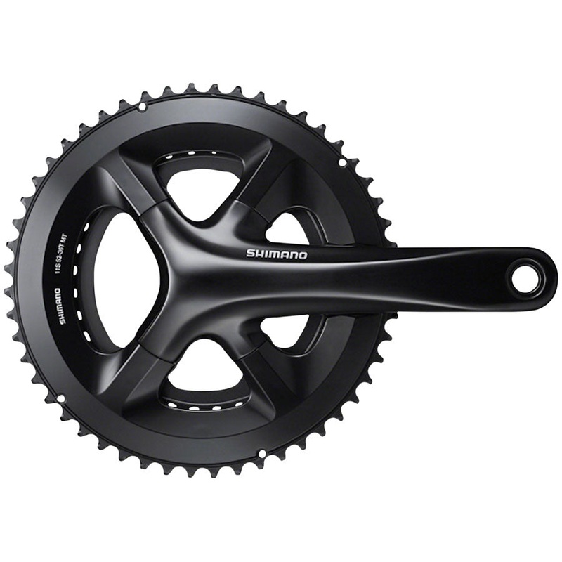 Shimano 105 FC-RS510 Crankset - 170mm 11-Speed 50/34t 110 Asymmetric BCD Hollowtech II Spindle Interface BLK