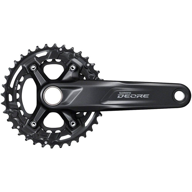 Shimano Deore FC-M4100-B2 Crankset - 170mm 10-Speed 36/26t 96/64 BCD For 51.8mm Chainline BLK