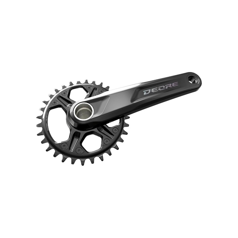 Shimano Deore FC-M6100-1 Crankset - 170mm 12-Speed 32t Black