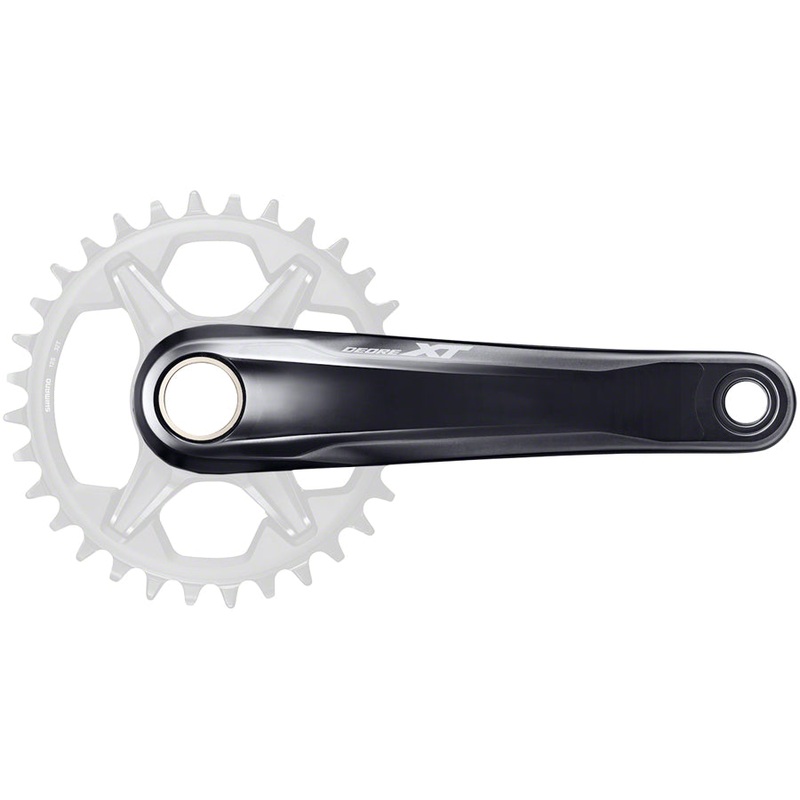 Shimano Deore XT FC-M8100-1 Crankset - 170mm 12-Speed 1x Direct Mount Hollowtech II Spindle Interface BLK