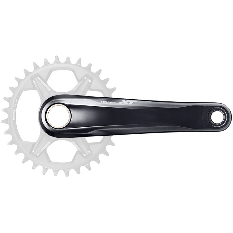 Shimano DEORE XT FC-M8130-1 Crankset - 170mm 12-Speed Direct Mount Hollowtech II Spindle Interface BLK