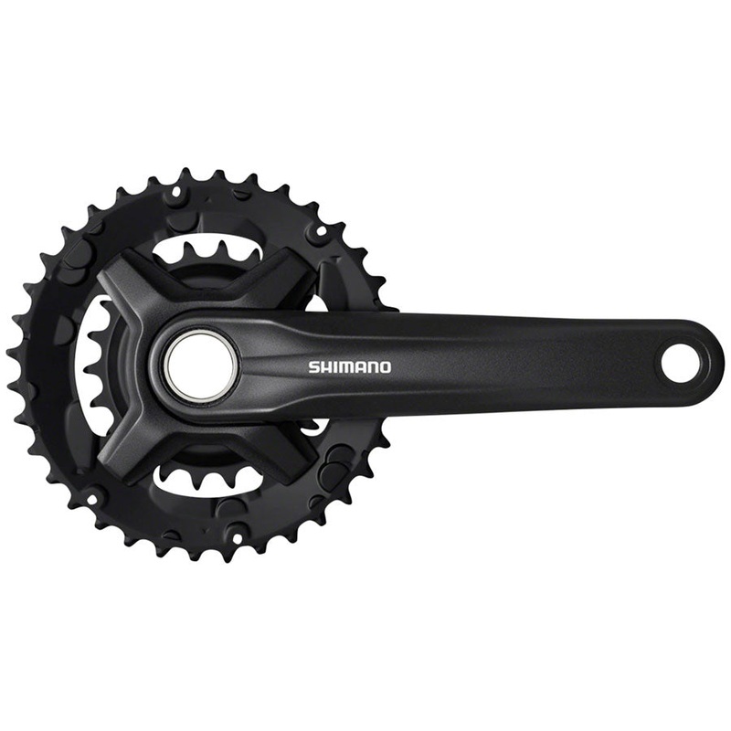 Shimano FC-MT210-2 Crankset - 170mm 9-Speed 36/22t Riveted 48.8mm Chainline BLK