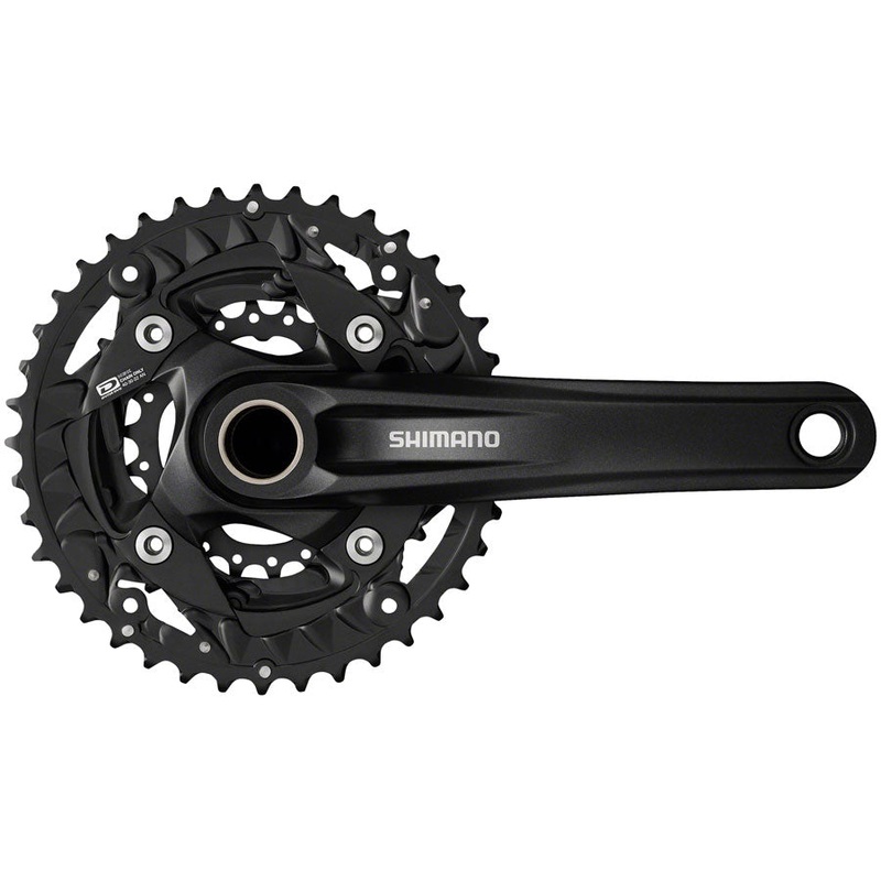 Shimano FC-MT500-3 Crankset - 170mm 10-Speed 40/30/22t 96/64 BCD Black