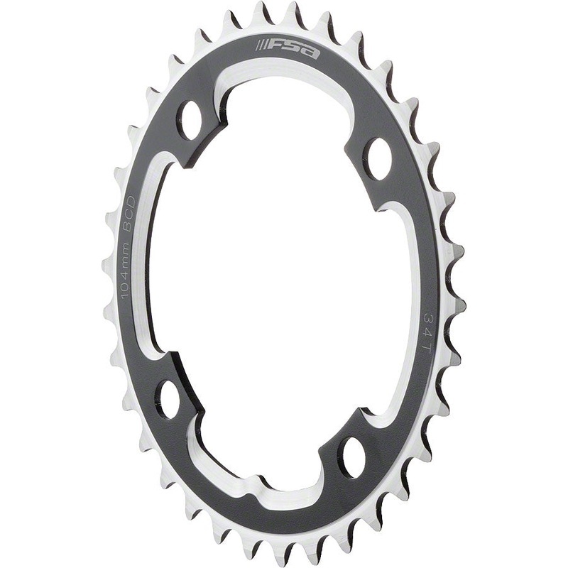 Full Speed Ahead DH Pro MTB Chainring - 40t 104 BCD 4-Bolt Aluminum Black