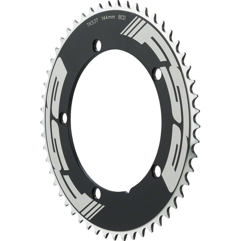 Full Speed Ahead Pro Track Chainring 53t x 144mm 1/2x1/8" Black