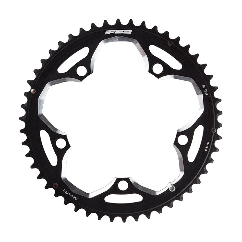 FSA Alloy Road 50T/130mm Triple S-9 Black