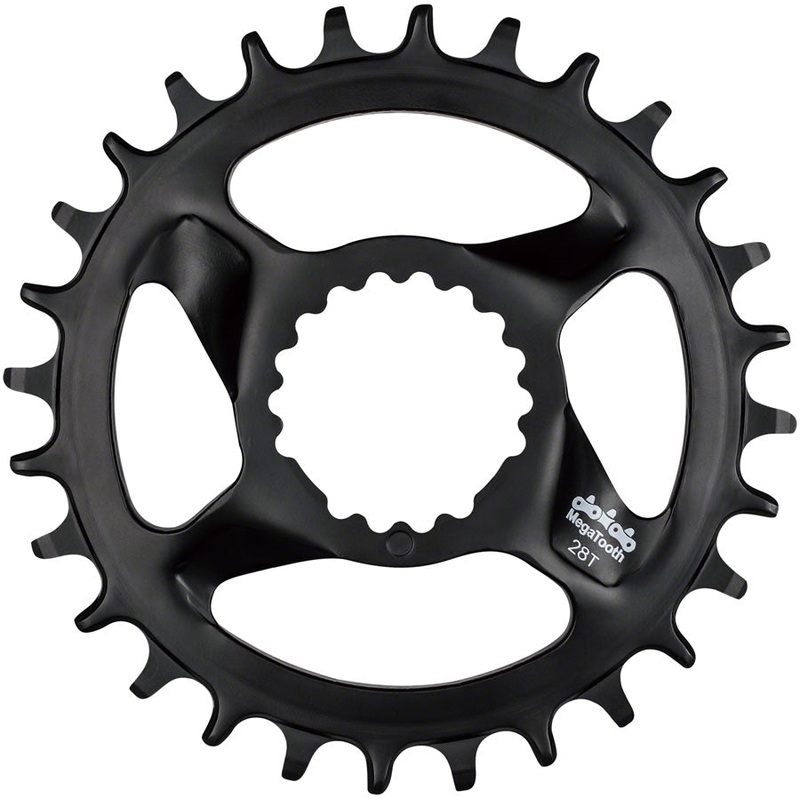 Full Speed Ahead Comet MegaTooth Direct Mount Chainring - 28t FSA Direct Mount For 12-Speed Shimano Hyperglide+ BLK