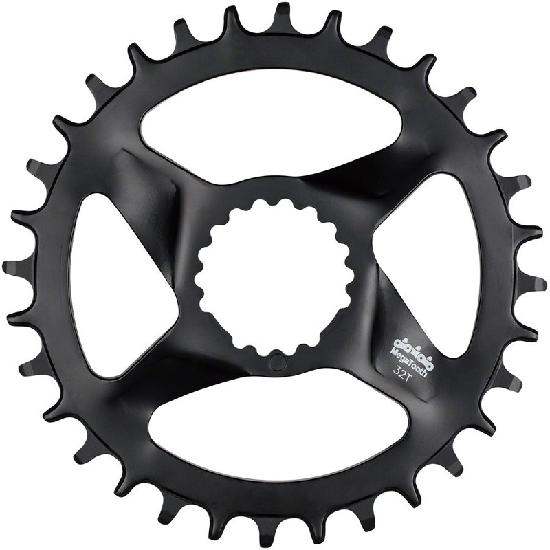 Full Speed Ahead Comet MegaTooth Direct Mount Chainring - 32t FSA Direct Mount For 12-Speed Shimano Hyperglide+ BLK