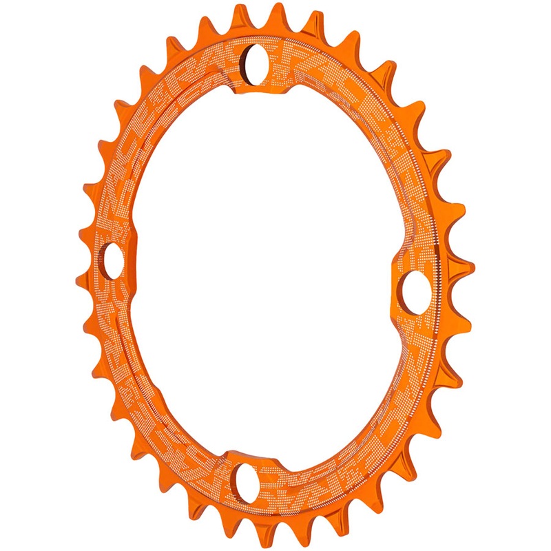 RaceFace 1x Narrow Wide Chainring - 32t 104 BCD 10-12 Speed 7075 Aluminum Orange