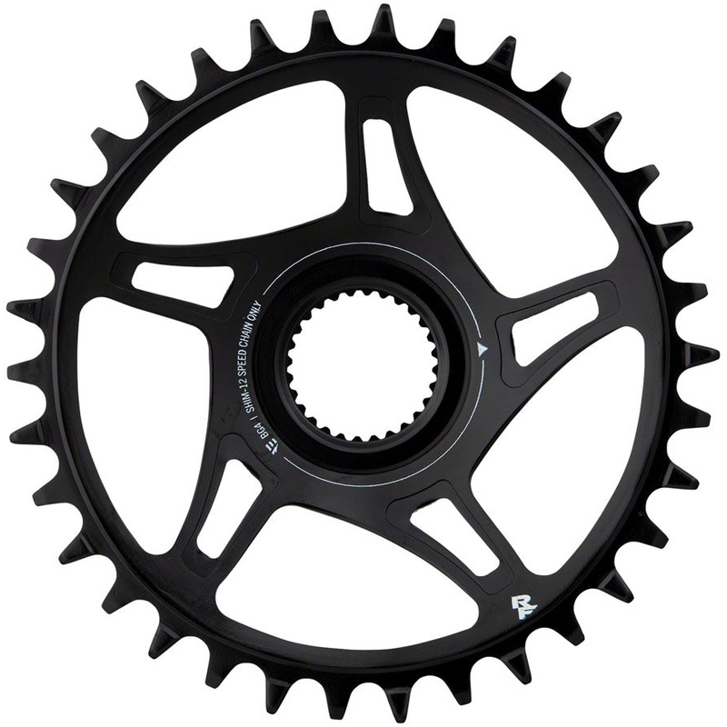 RaceFace Bosch G4 Direct Mount Hyperglide+ eMTB Chainring 55mm Chainline - 36t Steel Requires Shimano 12-speed HG+ Chain BLK