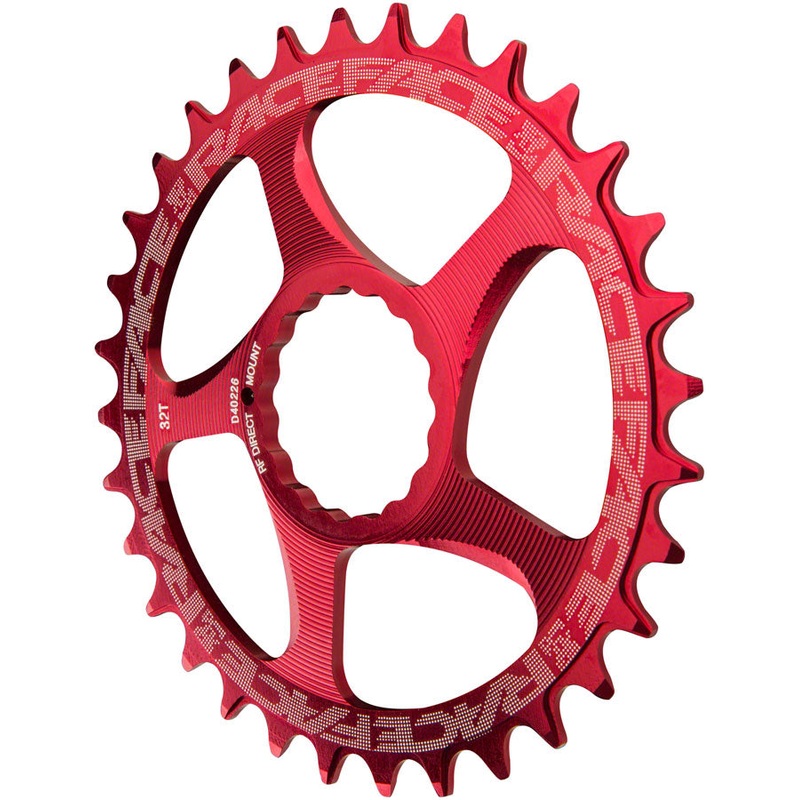 RaceFace Narrow Wide Chainring: Direct Mount CINCH 30t Red