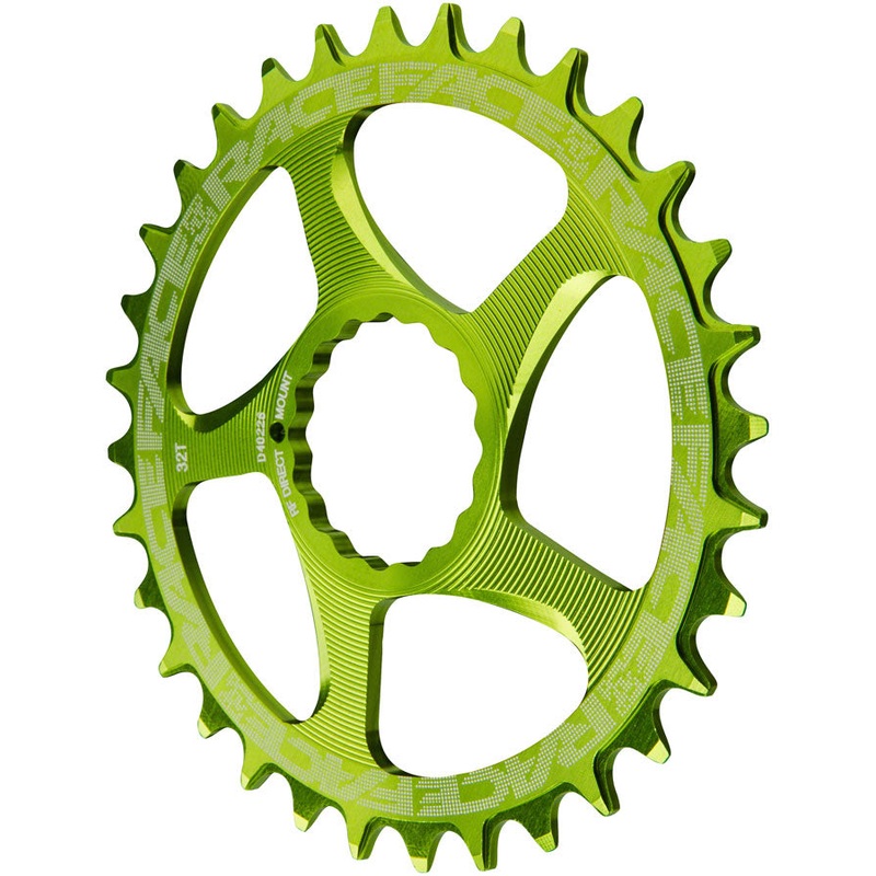 RaceFace Narrow Wide Chainring: Direct Mount CINCH 32t Green