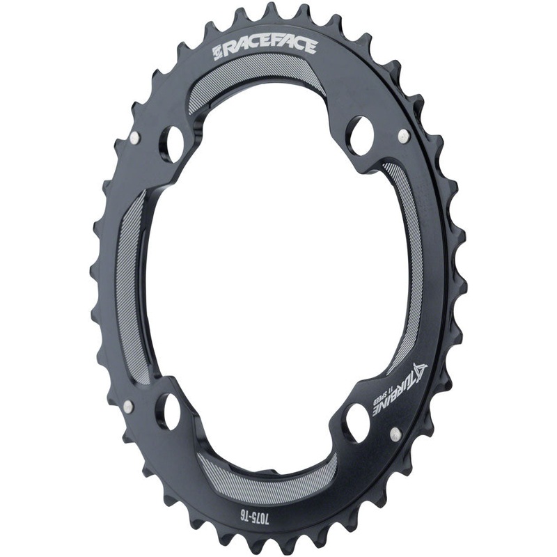 RaceFace Turbine 11-Speed Chainring: 104mm BCD 34t Black