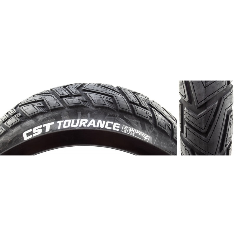 CST Ride Ambro Tire - 20 x 4 Clincher Wire Black Ebike