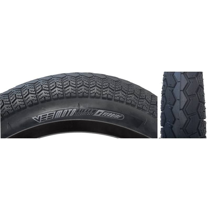 Vee Tire Co. Chicane Tire - 20 x 4.0 Clincher Wire BLK Endurance Override E-Bike R-50