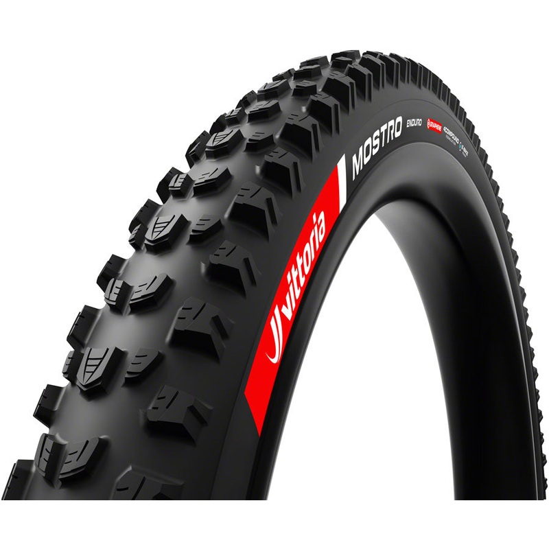 Vittoria Mostro Enduro Tire - 29 x 2.4 Tubeless Folding BLK 4C Graphene 2-ply G2.0 E-Bike
