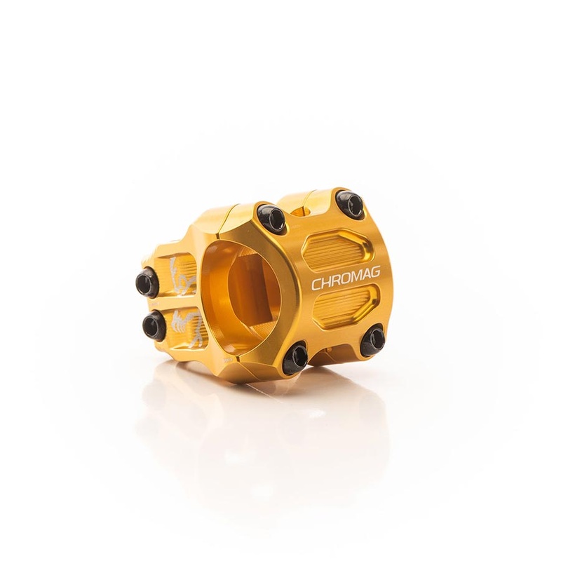 Chromag Riza Stem Diameter: 35mm Length: 45mm Steerer: 1-1/8 0 Gold