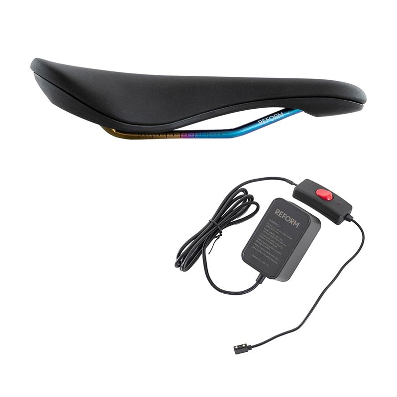 Reform Saddles Tantalus Saddle 245 x 142mm Unisex 230g Black With Power Supply