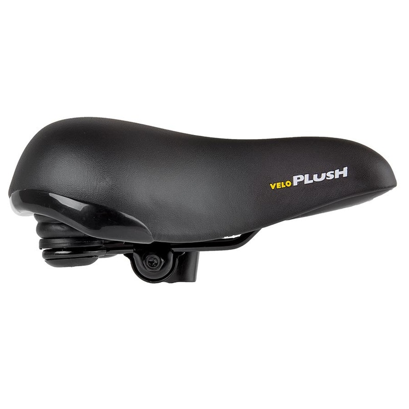 Velo Elasto D2 Plush Comfort Saddle 264 x 220mm 854g Black