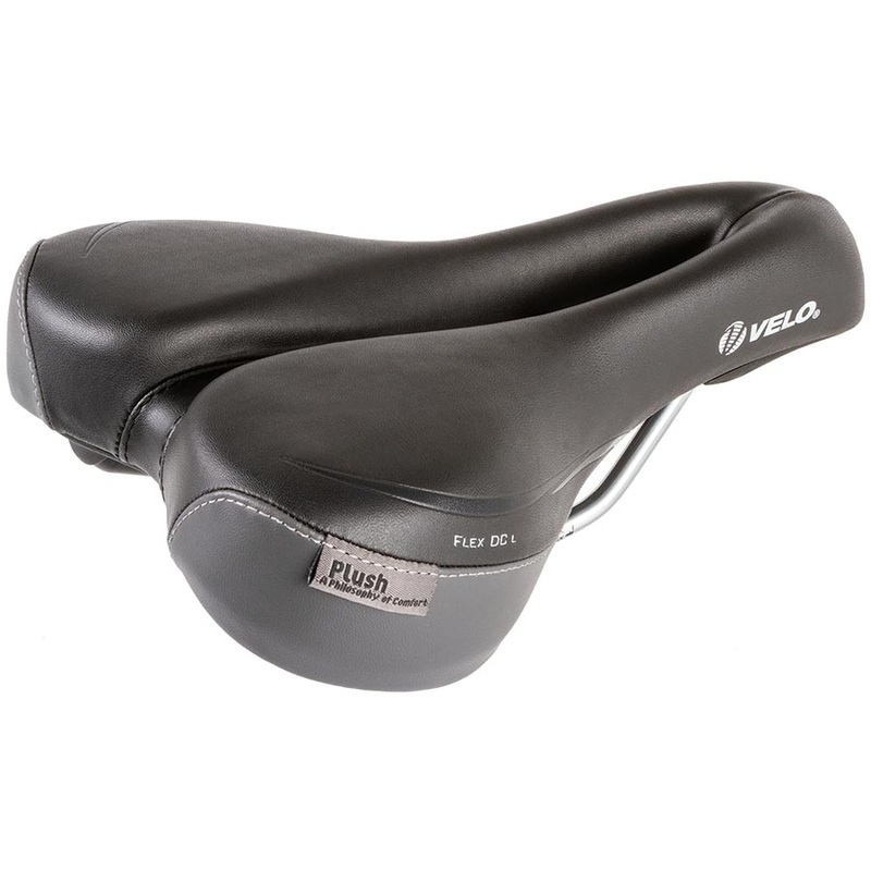 Velo Flex DC Touring Saddle 242 x 151mm Women 386g Black