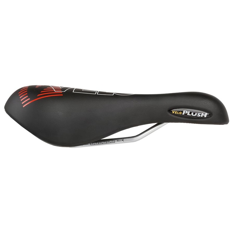 Velo Plush Gel D1 Saddle 267 x 168mm 478g Black