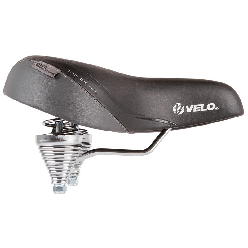Velo Tour DS Gel Comfort Saddle 265 x 255mm Black