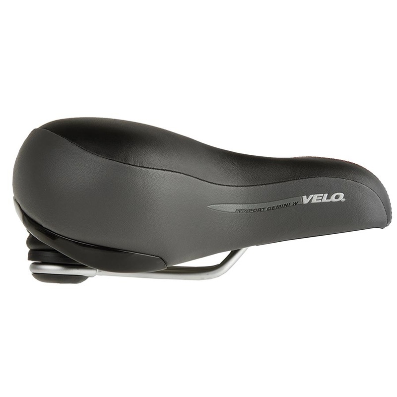 Velo Newport Gemini Saddle 245 x 212mm 685g Black