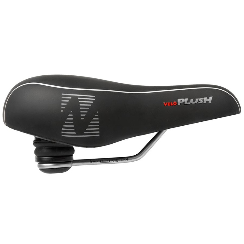 Velo Plush Elasto MF Saddle 275 x 211mm Black
