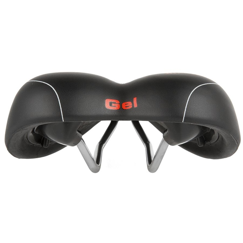 Velo Plush Gel D2 Saddle 255 x 177mm 477g Black
