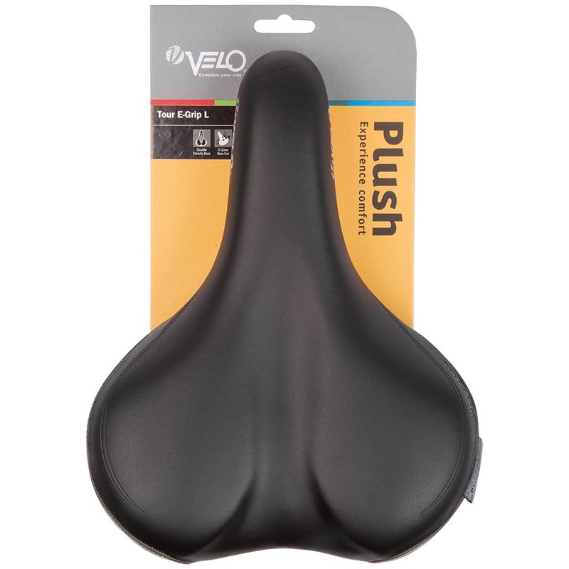 Velo Tour E-Grip Saddle 272 x 212mm 498g Black