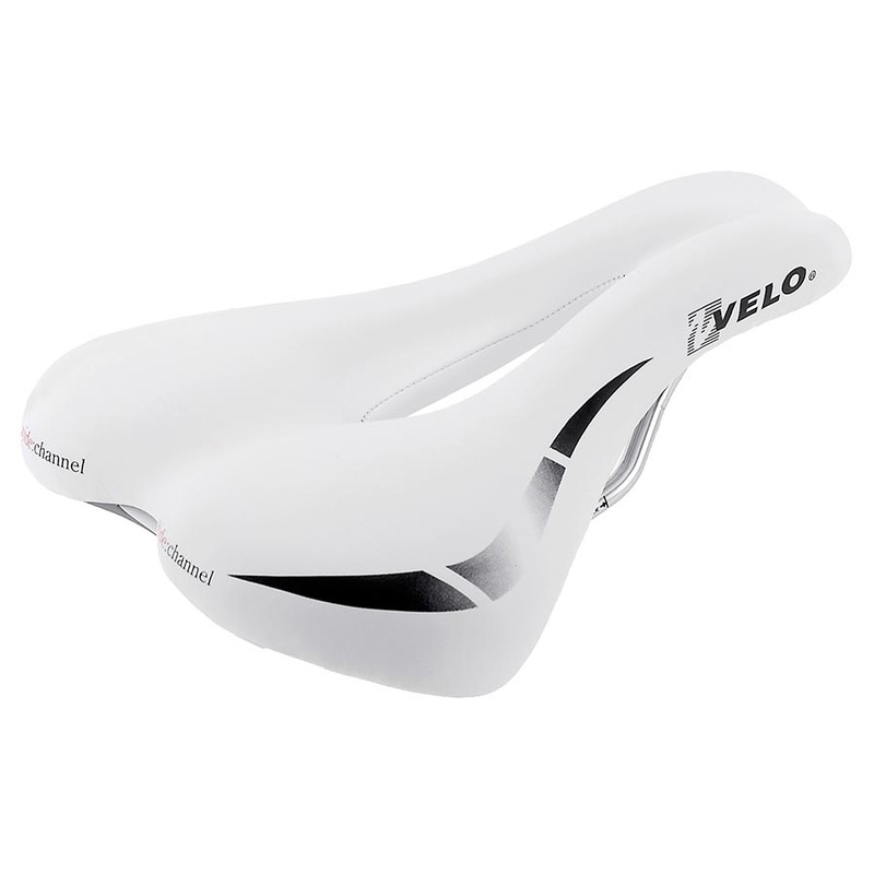 Velo WC Touring Saddle 250 x 168mm 318g White