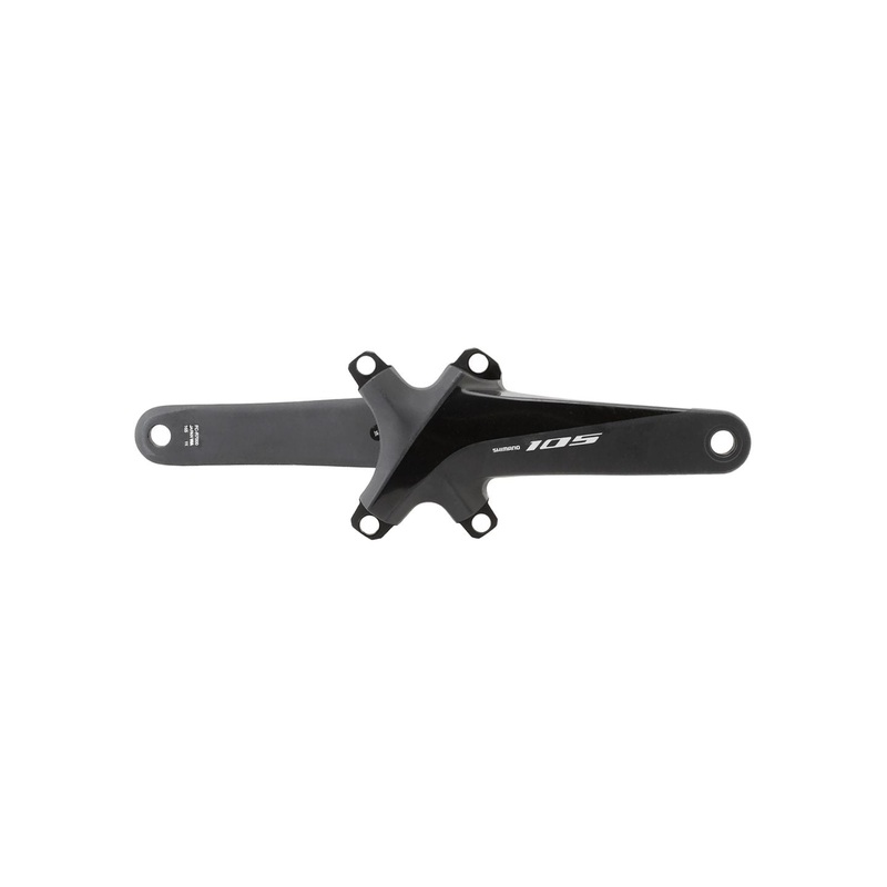 Shimano 105 FC-R7000 Crankset - 170mm 11-Speed W/O Rings 110 BCD Hollowtech Crank Arms Hollowtech II Spindle Interface BLK